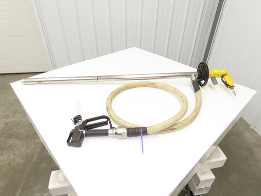 Lutz MD-2 Pneumatic Air Mixer Drum Container Pump 48" Tube w/Hose Niro 41-R DL