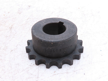 Martin 4016 1 #40 Chain Coupling Sprocket Half 16-Tooth 1" Bore  Lot of 3