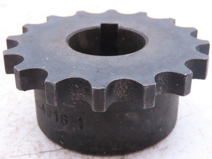 Martin 4016 1 #40 Chain Coupling Sprocket Half 16-Tooth 1" Bore  Lot of 3
