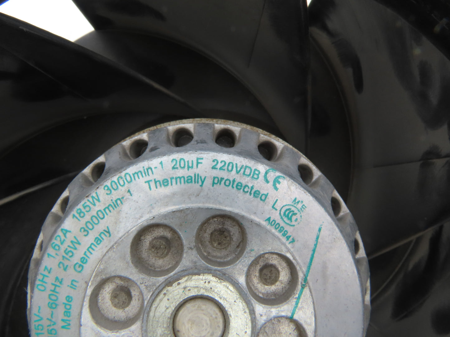 Ebmpapst R2E225-BE 51-13 Centrifugal Fan Blower Assembly 115V 3000 RPM 185W