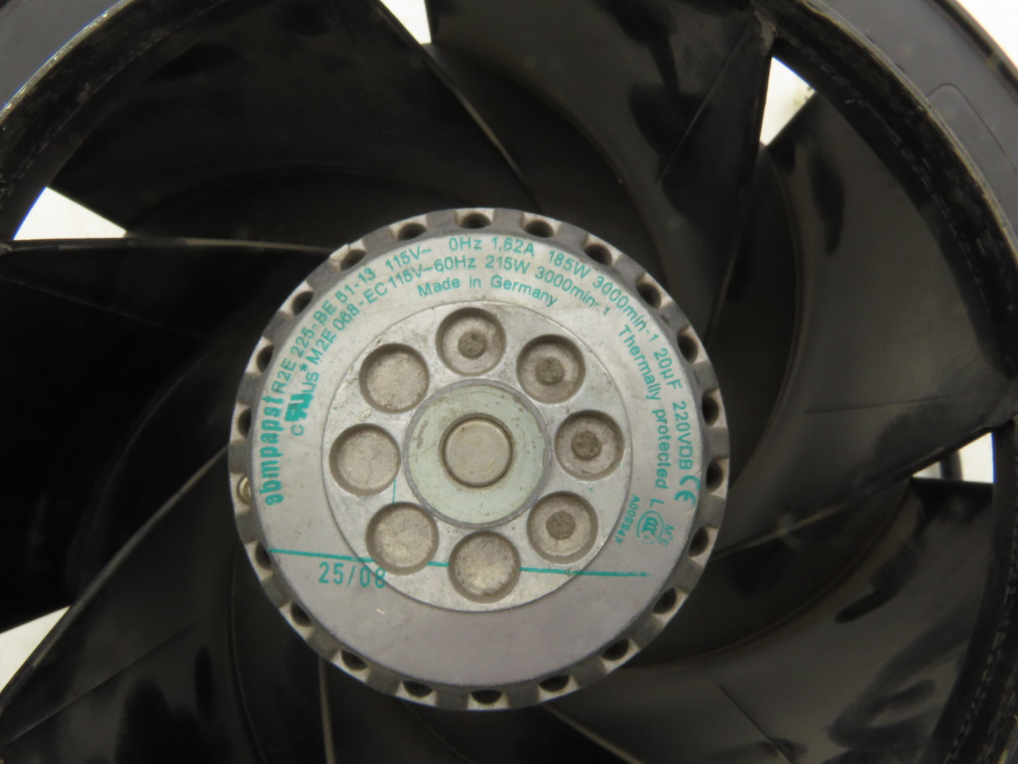 Ebmpapst R2E225-BE 51-13 Centrifugal Fan Blower Assembly 115V 3000 RPM 185W