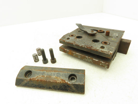 902000 Brake Press Tool Die Holder Clamp With Two Holders 1/2" Tang
