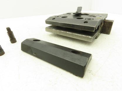 Amada 902000 Brake Press Tool Die Holder Clamp With Two Holders 1/2" Tang