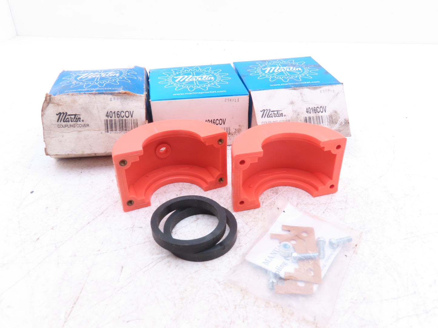 Martin 4016COV #40 Roller Chain Coupling Cover 4"OD  Lot of 3