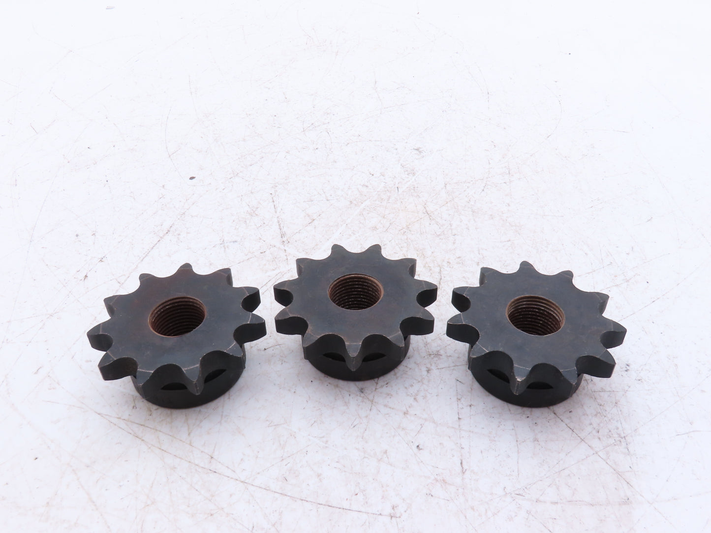 Martin 60B11 #60 Roller Chain Sprocket 11-Tooth 1" Threaded Bore  Lot of 3