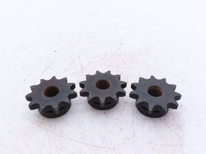 Martin 60B11 #60 Roller Chain Sprocket 11-Tooth 1" Threaded Bore  Lot of 3