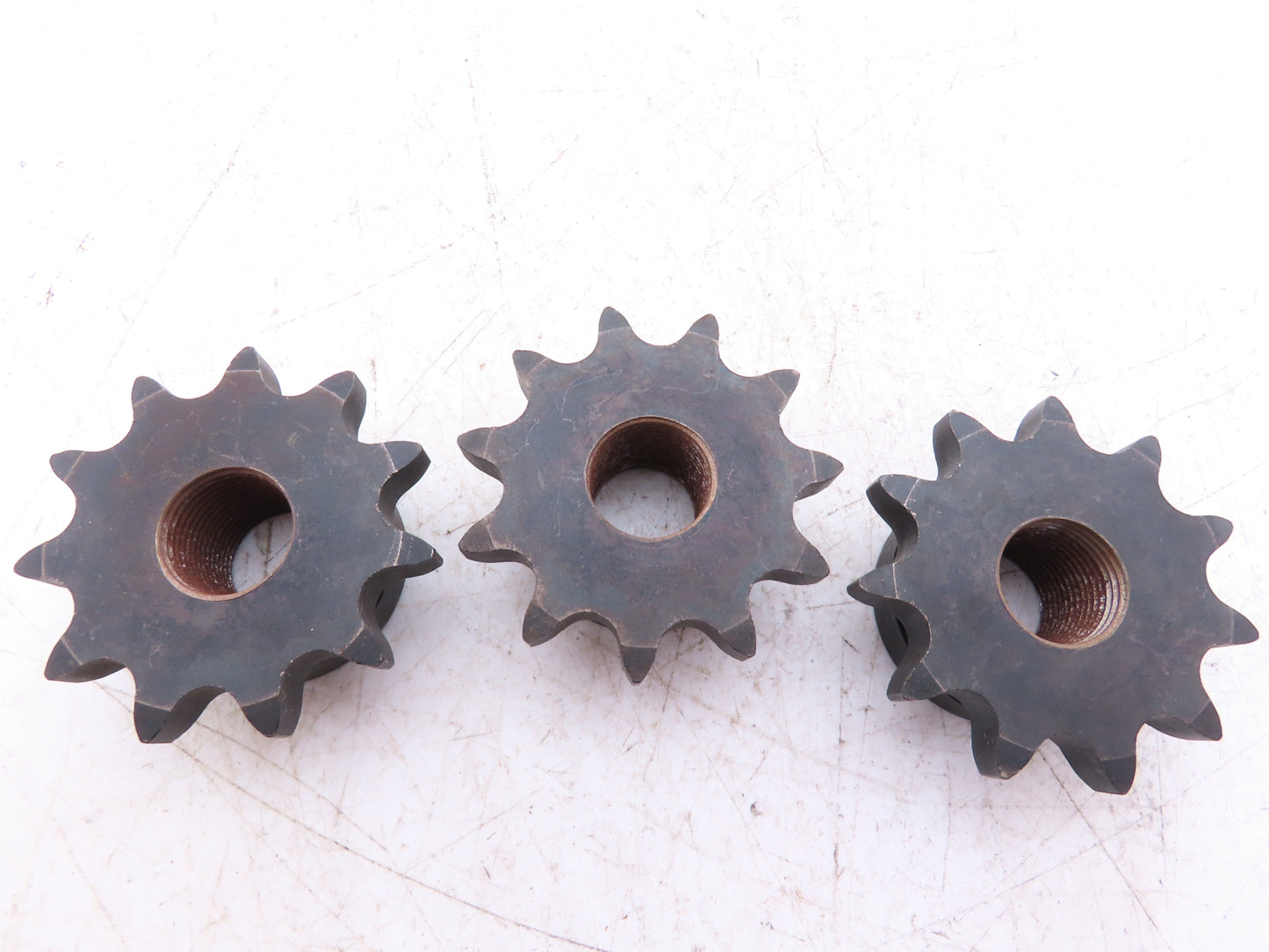 Martin 60B11 #60 Roller Chain Sprocket 11-Tooth 1" Threaded Bore  Lot of 3