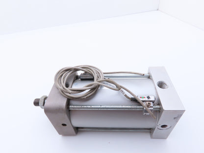 SMC NCDA1J400-0500-F5PWZ Pneumatic Air Cylinder 4" Bore 5" Stroke 250PSI