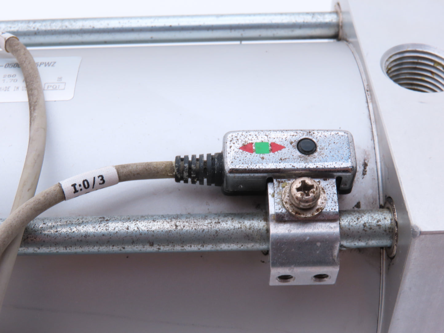 SMC NCDA1J400-0500-F5PWZ Pneumatic Air Cylinder 4" Bore 5" Stroke 250PSI