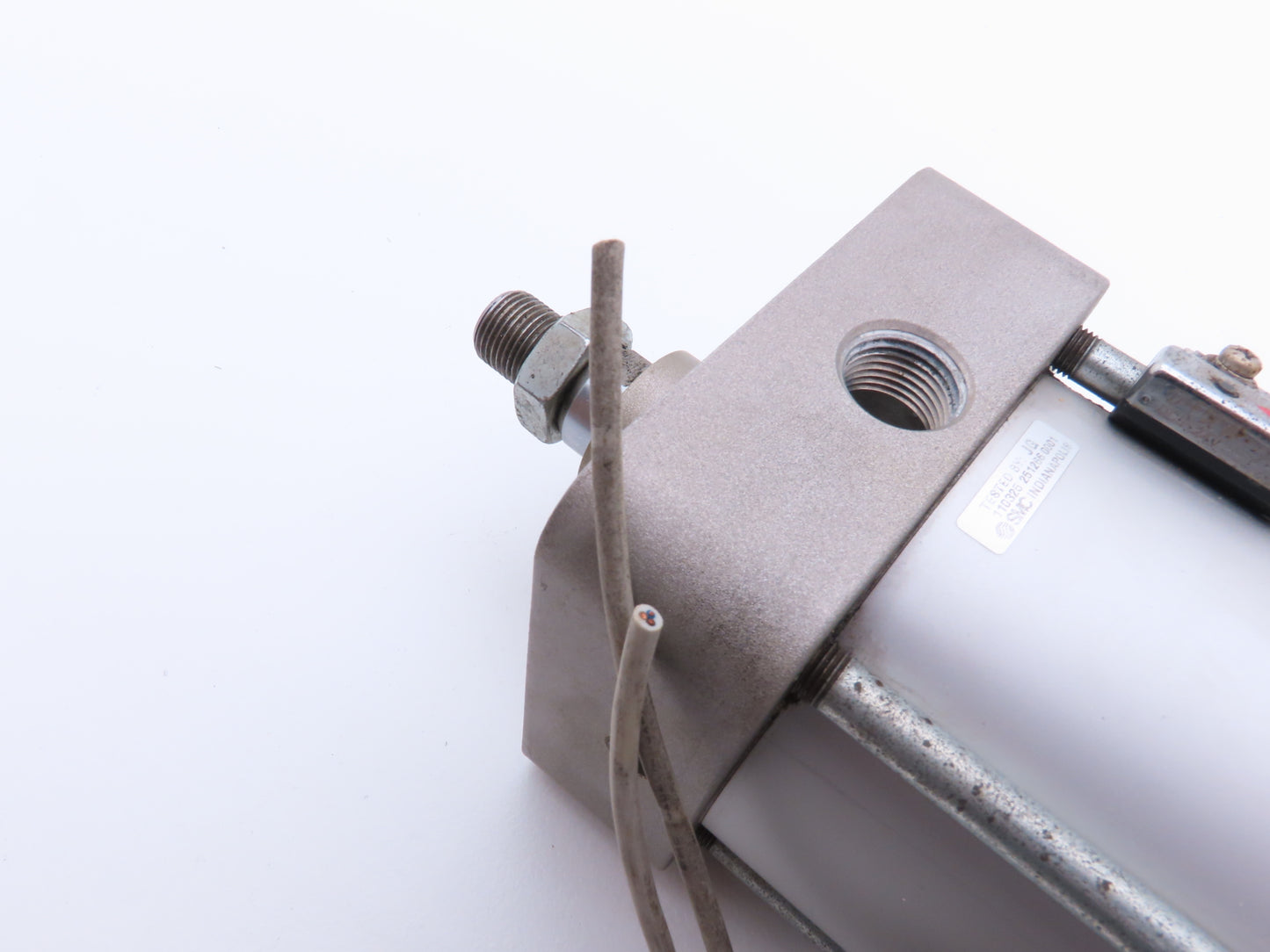 SMC NCDA1J400-0500-F5PWZ Pneumatic Air Cylinder 4" Bore 5" Stroke 250PSI