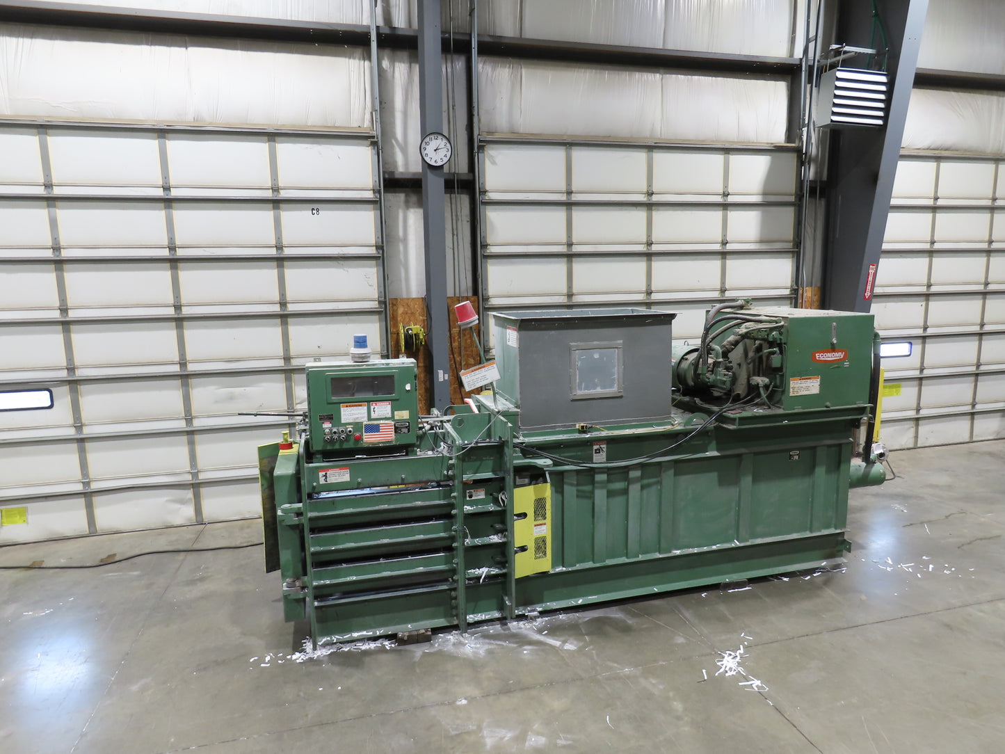 American 5029L Economy Horizontal Paper Baler 42x29x60" Bale Manual Tie 40Hp 480V
