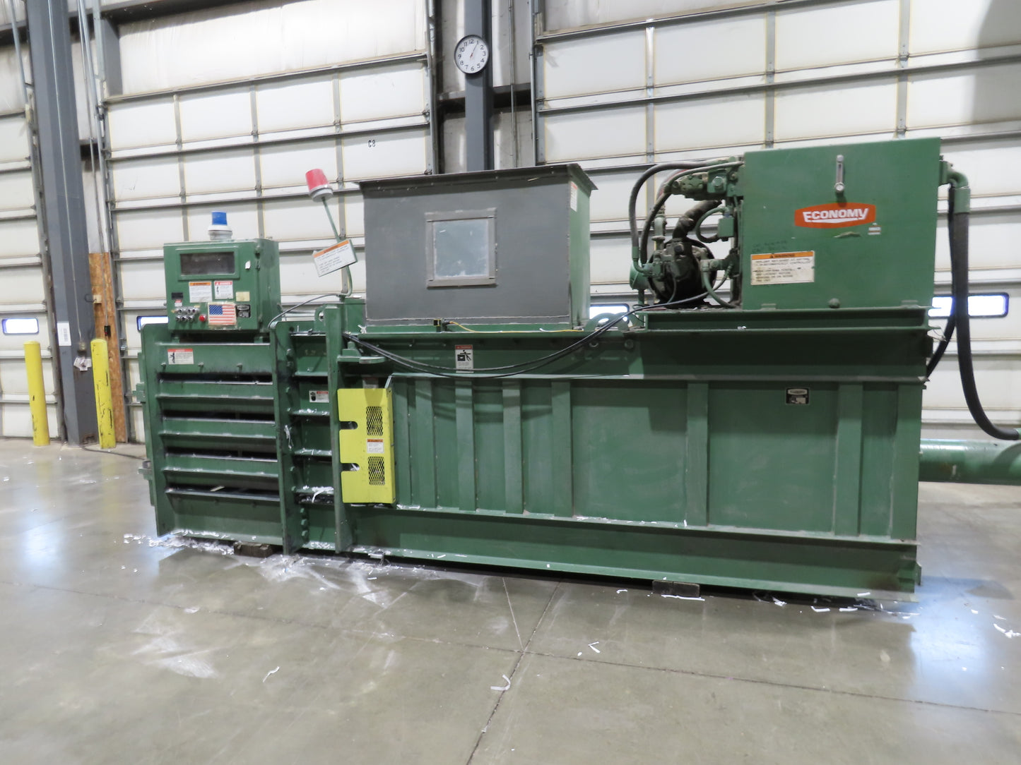 American 5029L Economy Horizontal Paper Baler 42x29x60" Bale Manual Tie 40Hp 480V