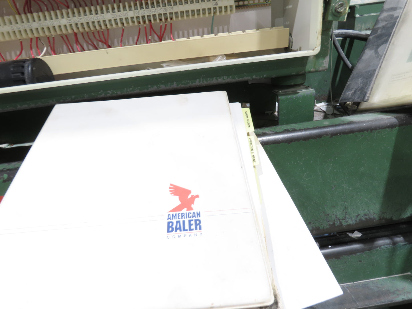 American 5029L Economy Horizontal Paper Baler 42x29x60" Bale Manual Tie 40Hp 480V