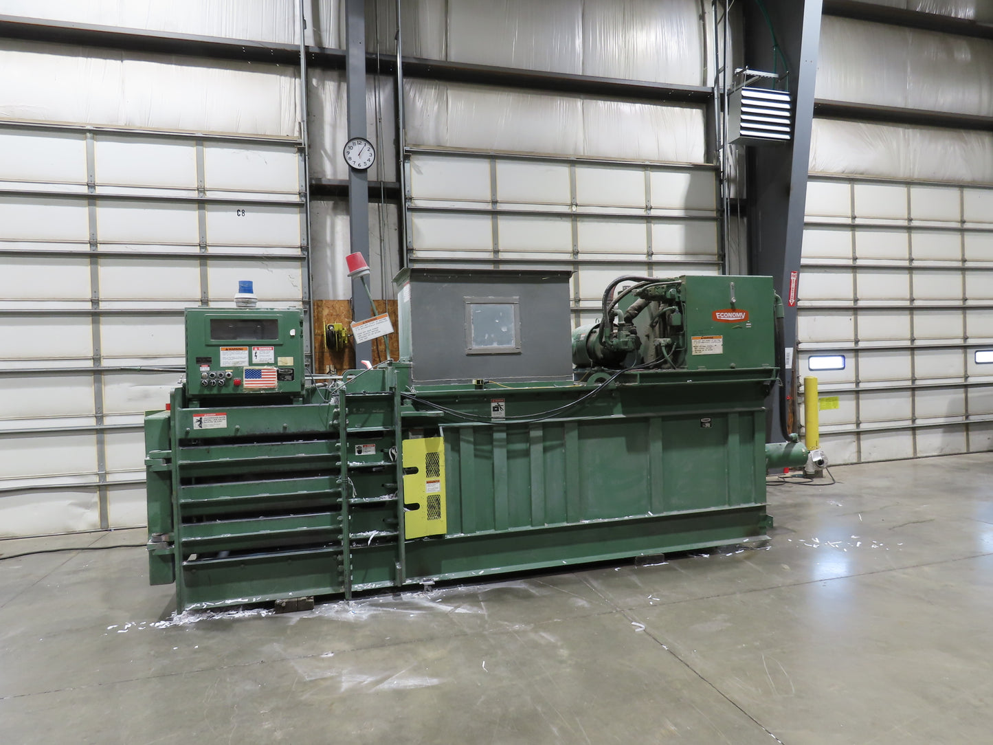 American 5029L Economy Horizontal Paper Baler 42x29x60" Bale Manual Tie 40Hp 480V