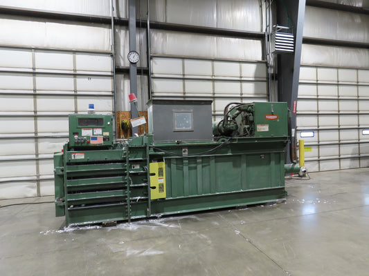 American 5029L Economy Horizontal Paper Baler 42x29x60" Bale Manual Tie 40Hp 480V
