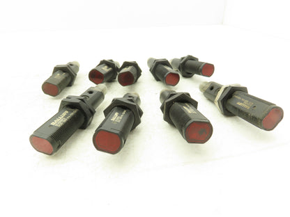 Balluff BOS18KF-PA-1QD-S4-C Retroreflective Photoelectric Sensor 0-4.5m Lot of 9