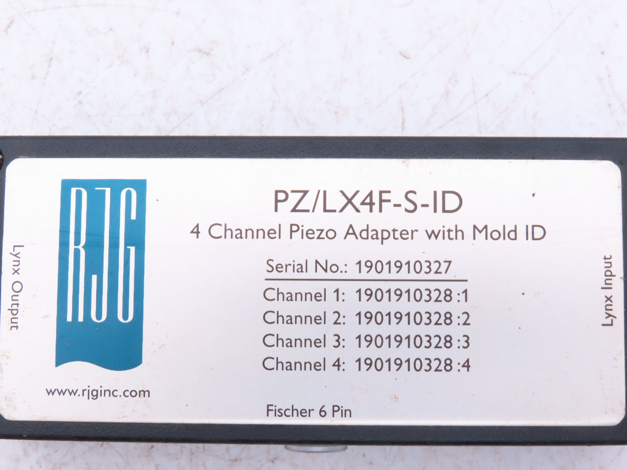 RJG PZ/LX4F-S-ID Vacuum Gauge Transducer Piezo Adapter Module 4 Channe ...