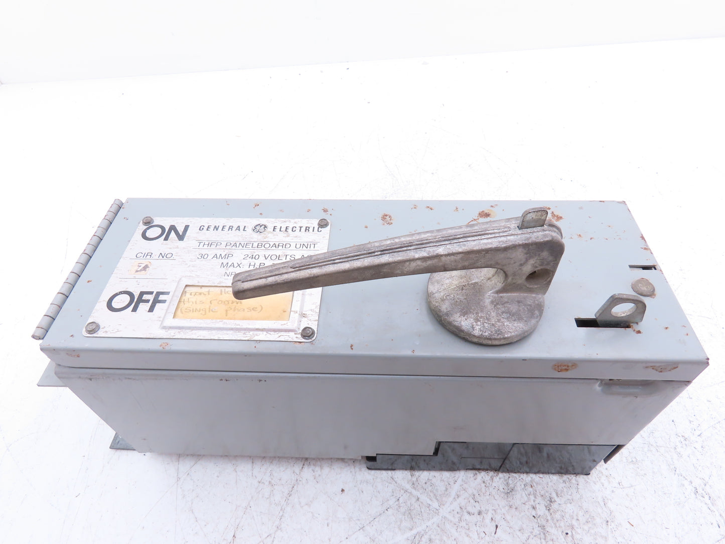 General Electric THFP321XL 3-Pole Fusible Disconnect Switch Panel Mount 30A 240V