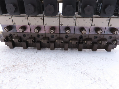 Numatics Pneumatic Solenoid Valve 8-Station Manifold 24VDC