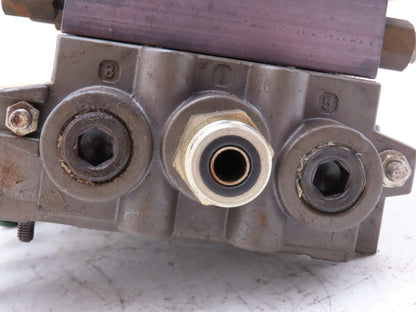 Numatics Pneumatic Solenoid Valve 8-Station Manifold 24VDC