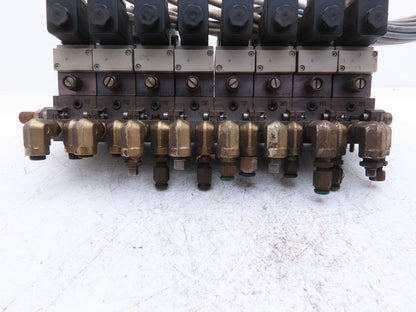 Numatics Pneumatic Solenoid Valve 8-Station Manifold 24VDC