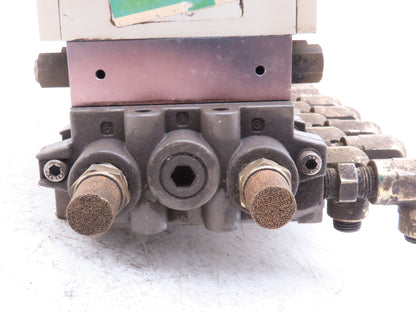 Numatics Pneumatic Solenoid Valve 8-Station Manifold 24VDC