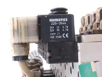Numatics Pneumatic Solenoid Valve 8-Station Manifold 24VDC
