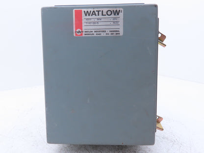 Watlow Immersion Heater 6kw 480V 3PH 120V Control Panel 2"NPT Screw Plug 16"L