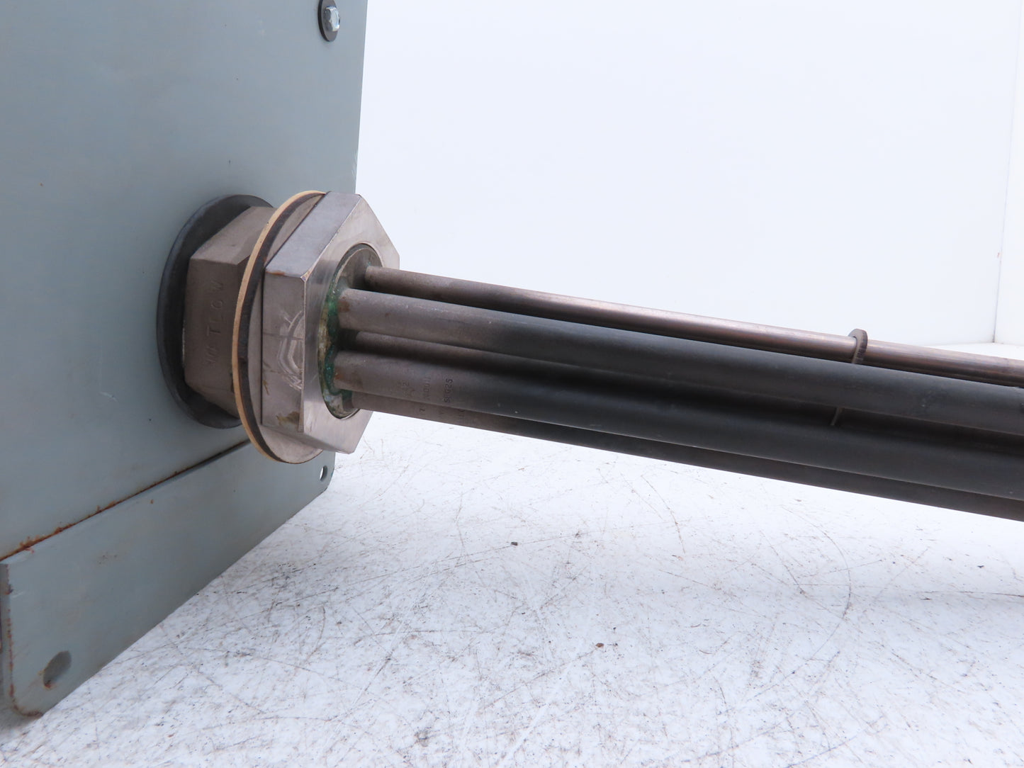 Watlow Immersion Heater 6kw 480V 3PH 120V Control Panel 2"NPT Screw Plug 16"L