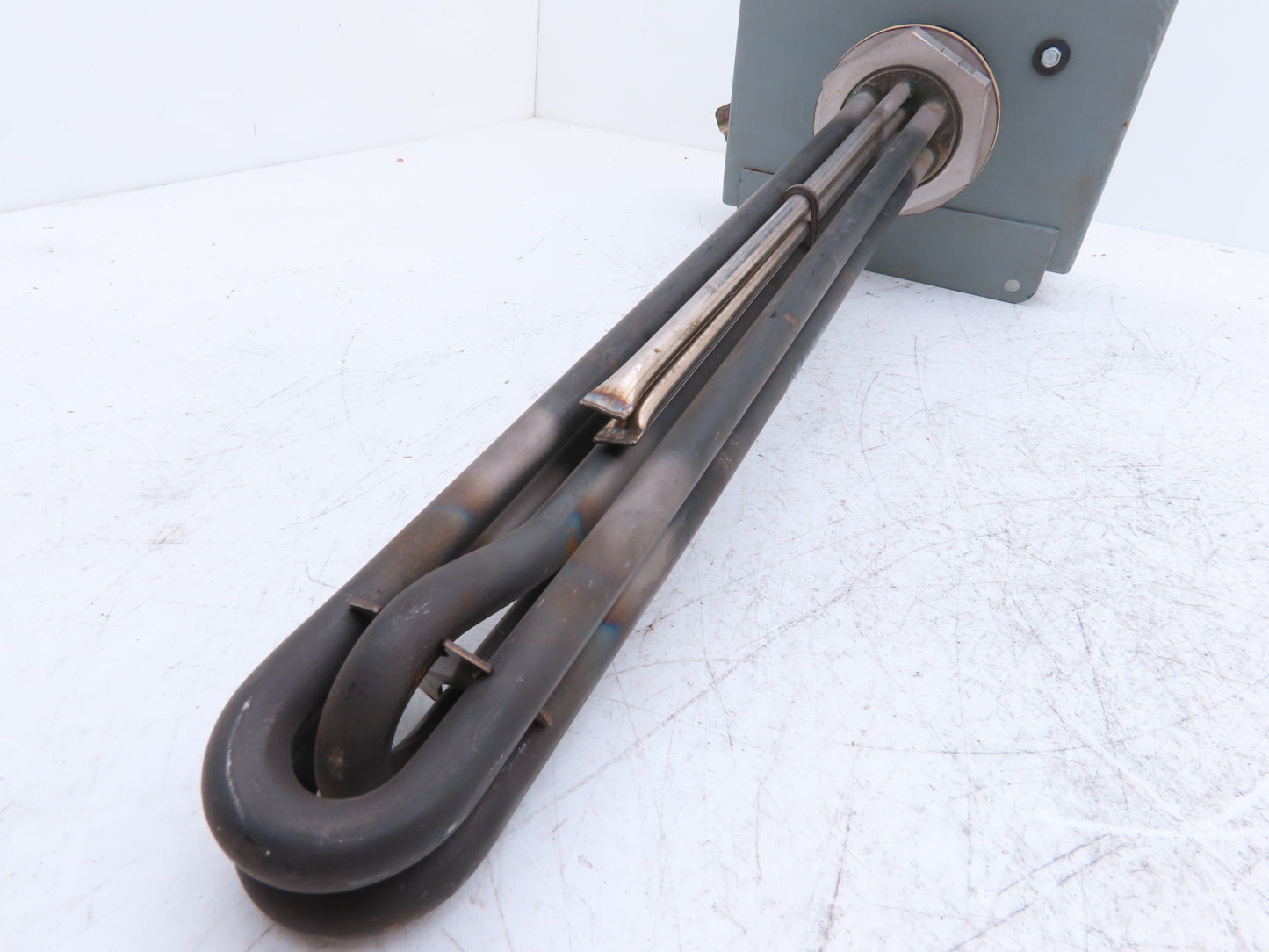 Watlow Immersion Heater 6kw 480V 3PH 120V Control Panel 2"NPT Screw Plug 16"L