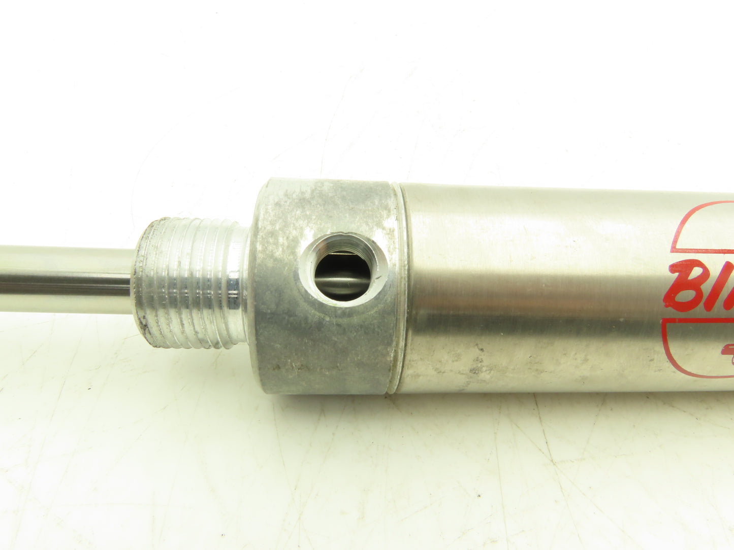 Bimba MRS-244-D Pneumatic Round Air Cylinder 1-3/4"Bore 4"Stroke Stainless Steel