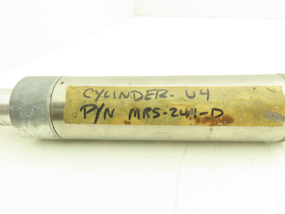Bimba MRS-244-D Pneumatic Round Air Cylinder 1-3/4"Bore 4"Stroke Stainless Steel