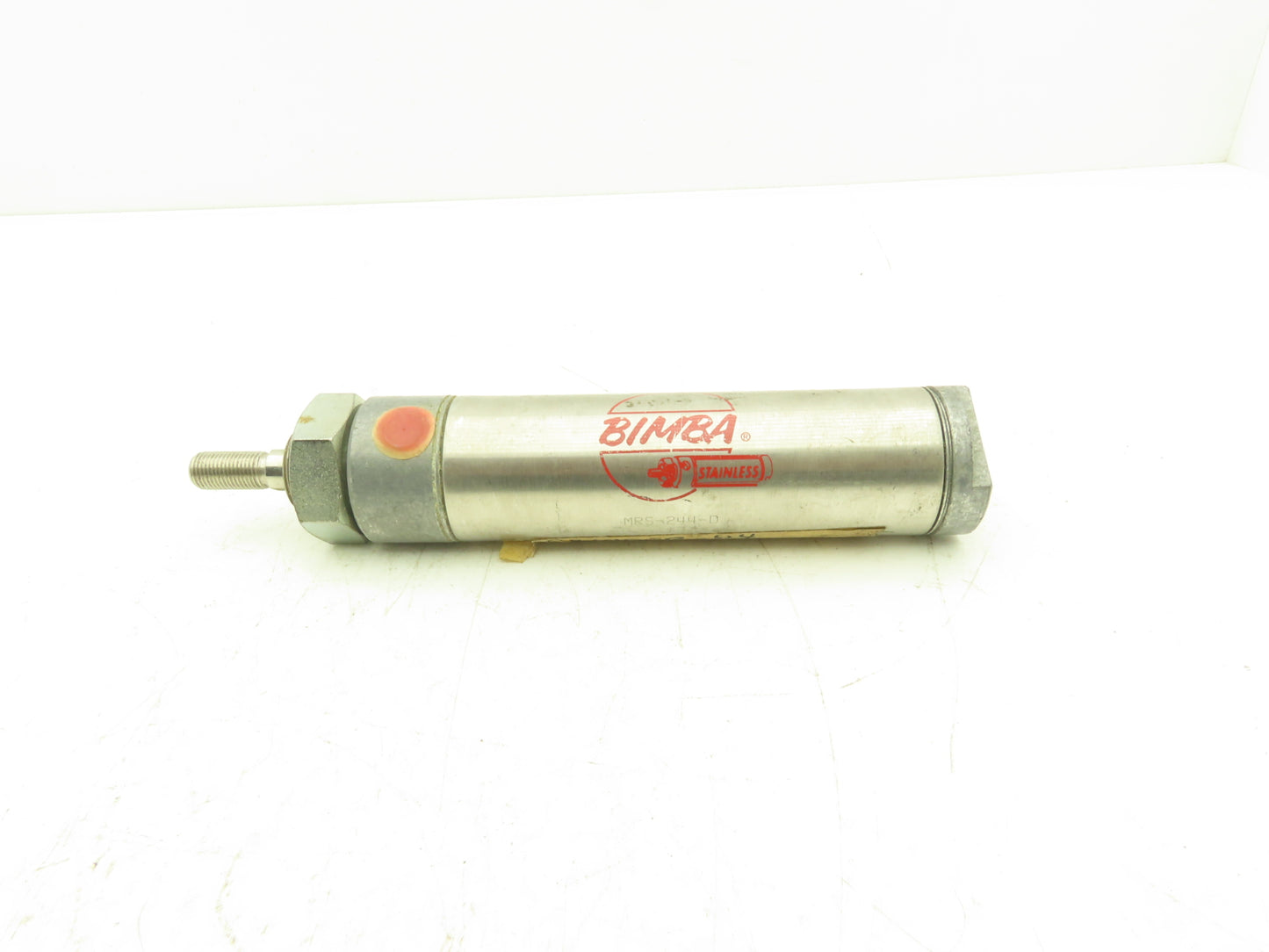 Bimba MRS-244-D Pneumatic Round Air Cylinder 1-3/4"Bore 4"Stroke Stainless Steel