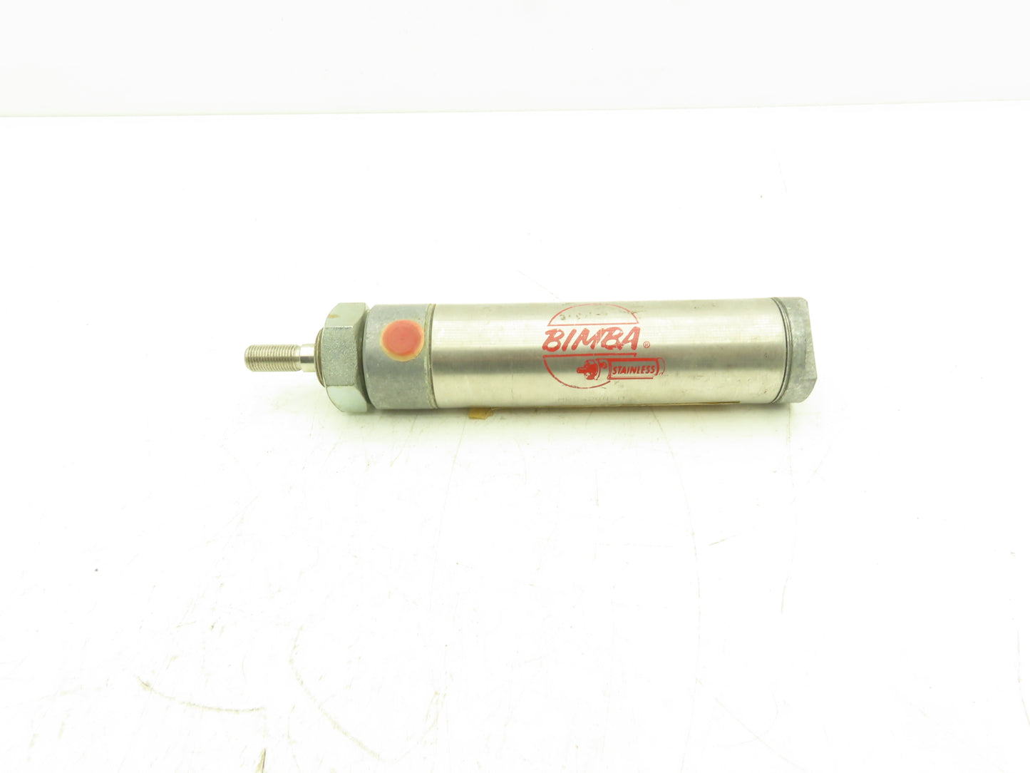 Bimba MRS-244-D Pneumatic Round Air Cylinder 1-3/4"Bore 4"Stroke Stainless Steel