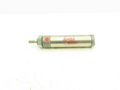 Bimba MRS-244-D Pneumatic Round Air Cylinder 1-3/4"Bore 4"Stroke Stainless Steel