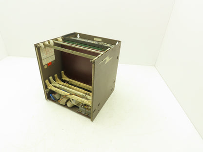 Cincinnati Milacron 1-230-0535 PCB Chassis 4 Slot Rack With Power Supply 275V