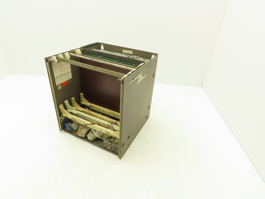 Cincinnati Milacron 1-230-0535 PCB Chassis 4 Slot Rack With Power Supply 275V