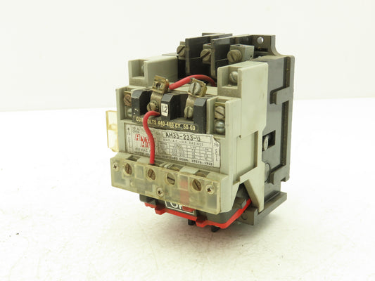 Arrow Hart AH33-233-U Motor Starter Contactor 3Ph 25Hp Size 3 550VAC W/480V Coil