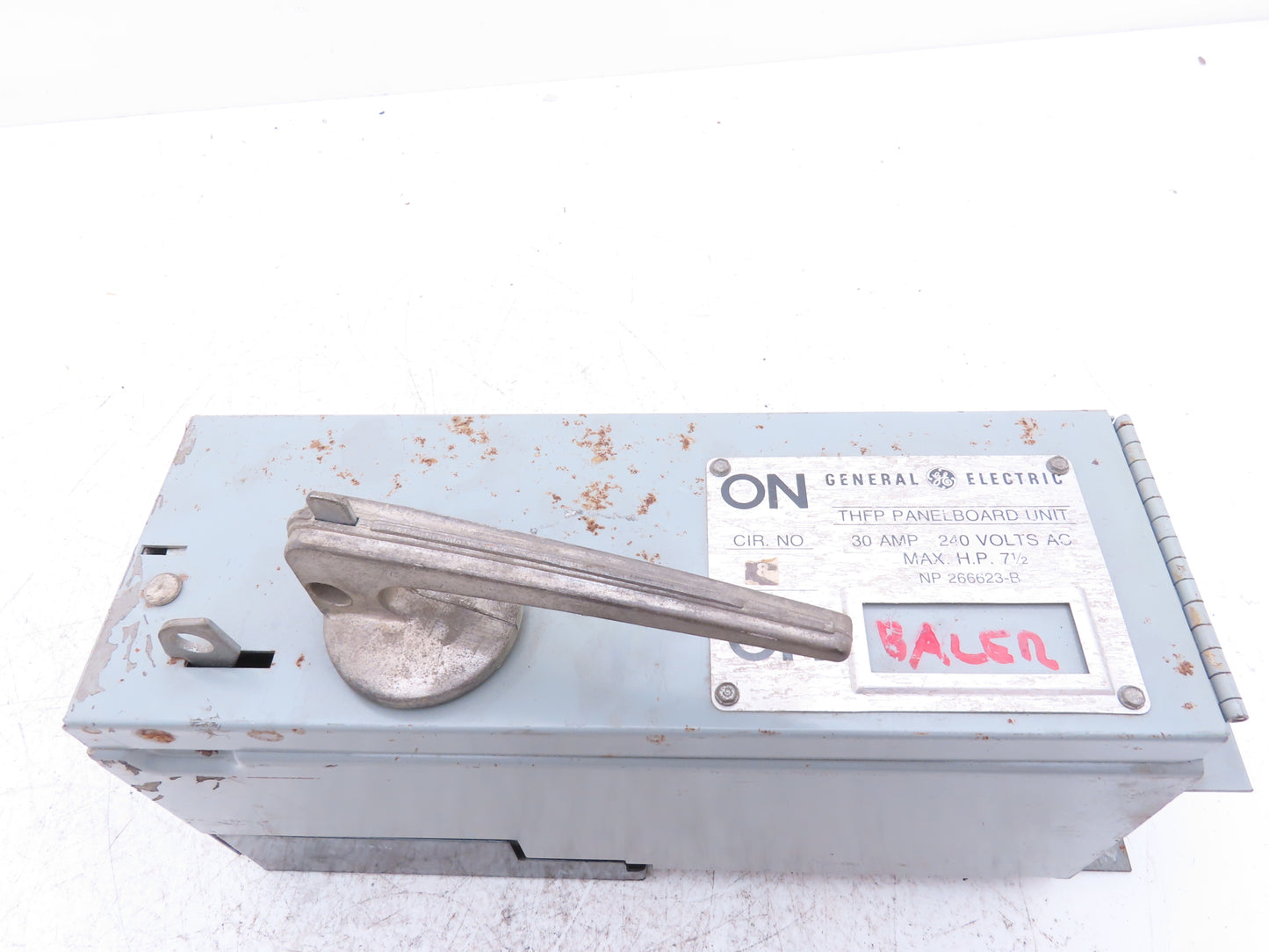 General Electric THFP321X 3-Pole Fusible Disconnect Switch Panel Mount 30A 240V