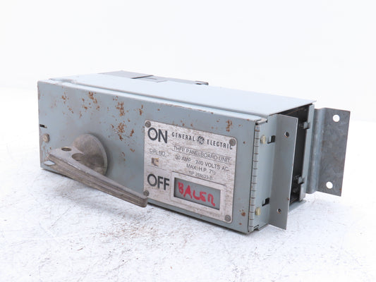 General Electric THFP321X 3-Pole Fusible Disconnect Switch Panel Mount 30A 240V