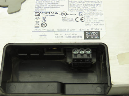 Allen Bradley 2711P-T7C21D8S PanelView Plus 7 Touch HMI 24VDC Control Panel