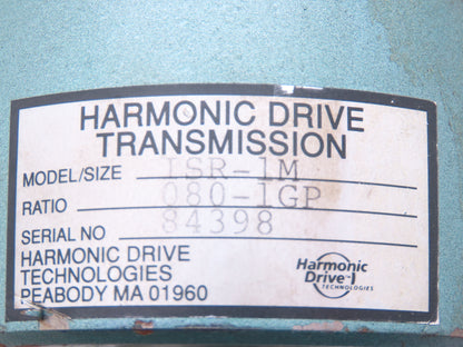 Harmonic Drive ISR-1M Inline Gear Reducer 80:1 Ratio Gearbox 21rpm 080-1GP