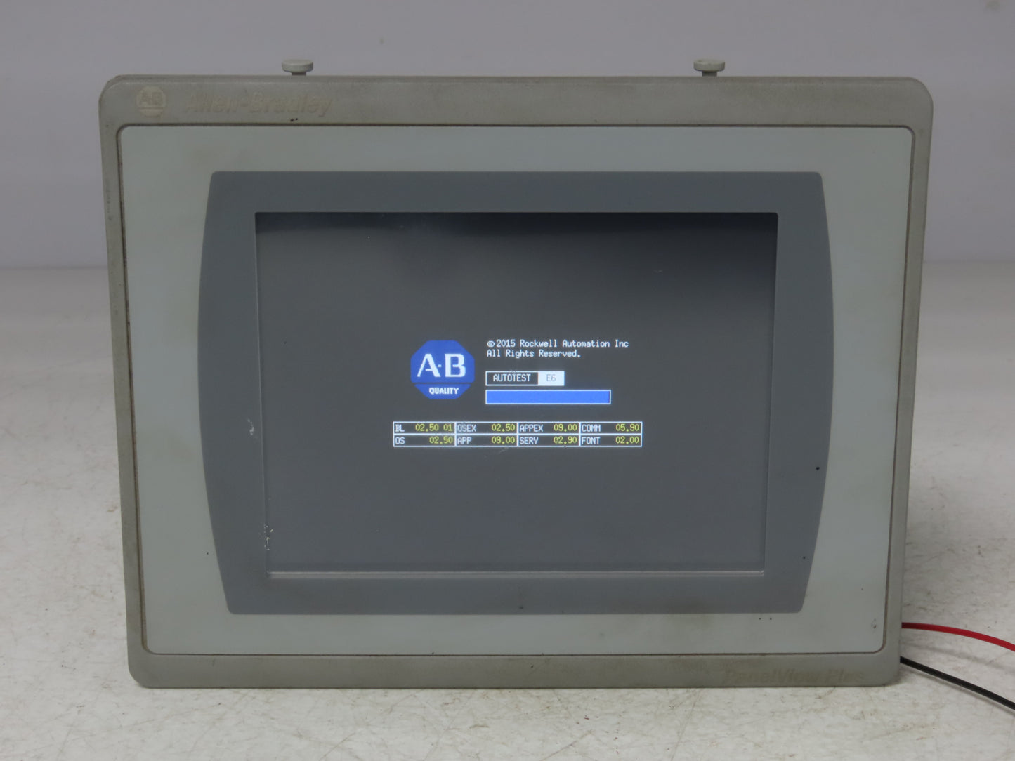 Allen Bradley 2711P-T7C21D8S PanelView Plus 7 Touch HMI 24VDC Control Panel