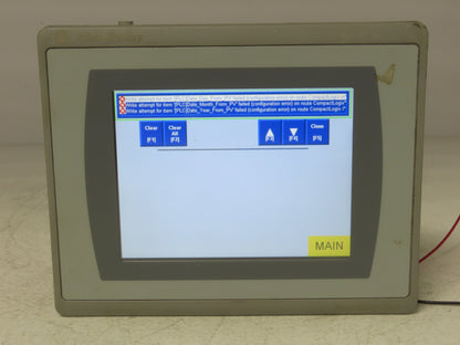 Allen Bradley 2711P-T7C21D8S PanelView Plus 7 Touch HMI 24VDC Control Panel