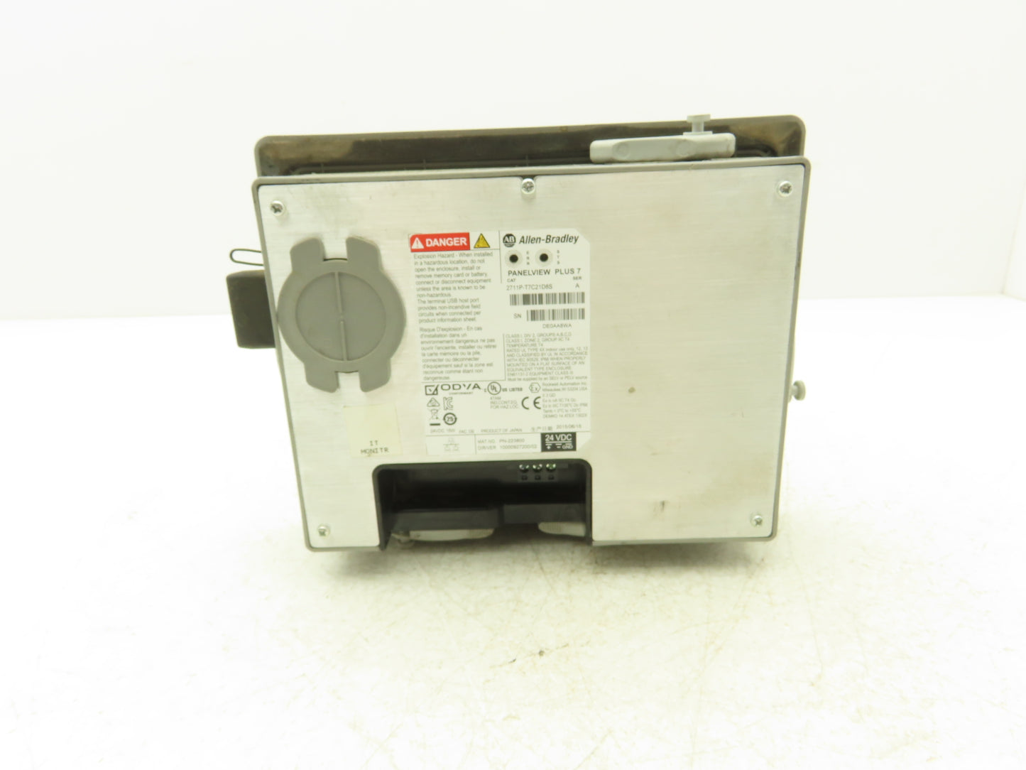 Allen Bradley 2711P-T7C21D8S PanelView Plus 7 Touch HMI 24VDC Control Panel