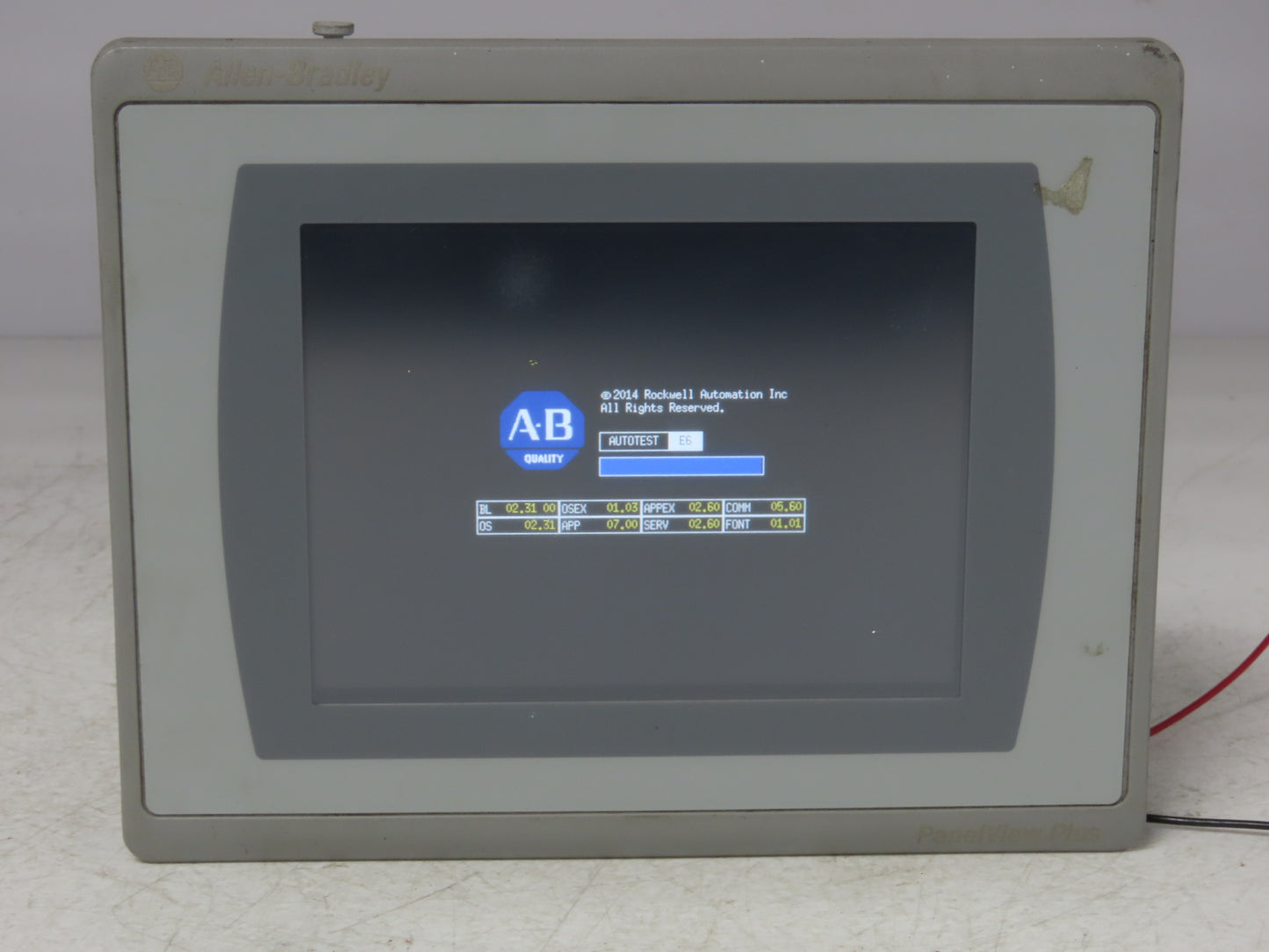 Allen Bradley 2711P-T7C21D8S PanelView Plus 7 Touch HMI 24VDC Control Panel
