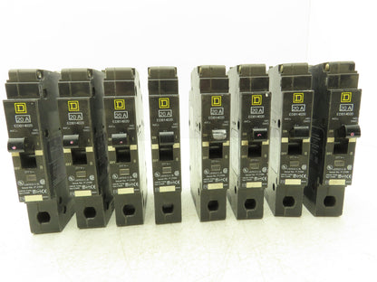 Square D EDB14020 Bolt-On Circuit Breaker 20A 277V 1P 1PH EDB 20 AMP Lot of 8