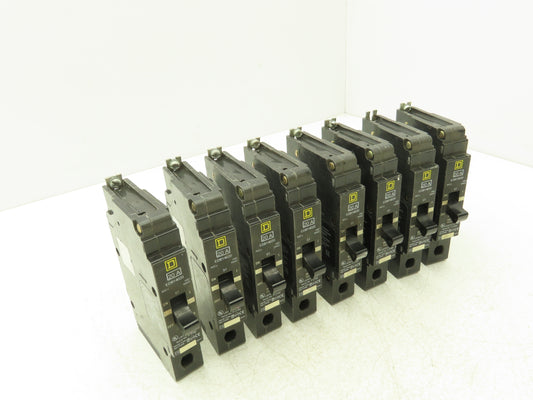 Square D EDB14020 Bolt-On Circuit Breaker 20A 277V 1P 1PH EDB 20 AMP Lot of 8