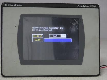 Allen Bradley 2711C  -T6T PanelView 1000 HMI Control Panel Ser A Rev A 24VDC