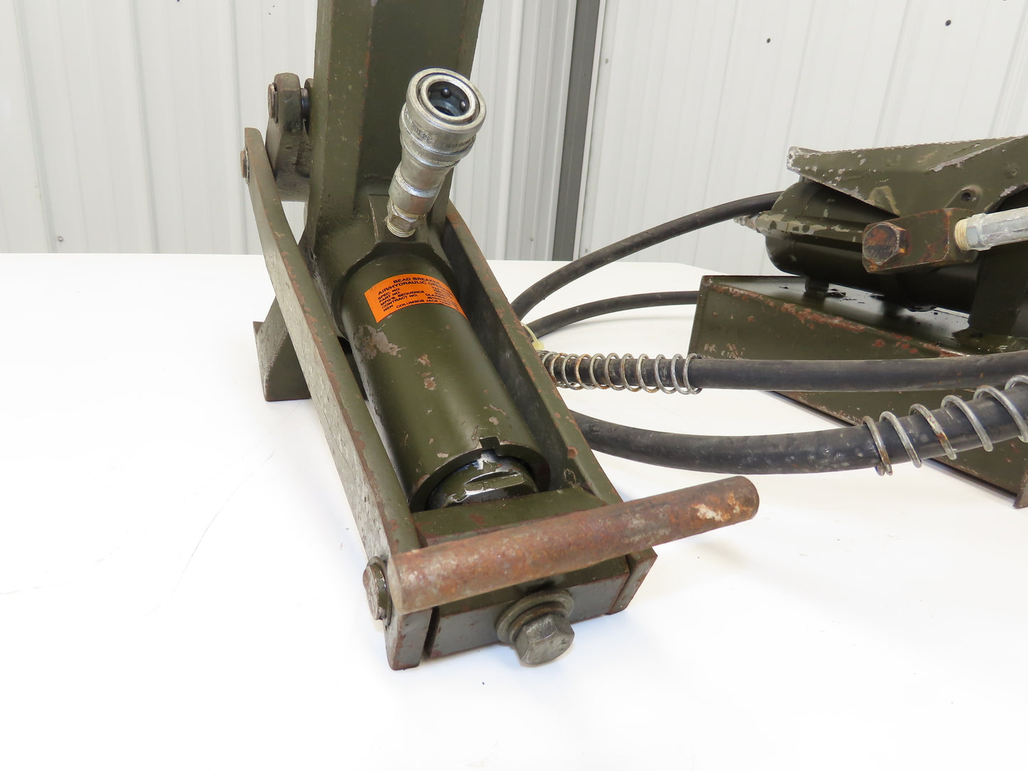 Columbus Jack T&E PD-94 Air Hydraulic Tire Changer Bead Breaker Foot Pedal Pump